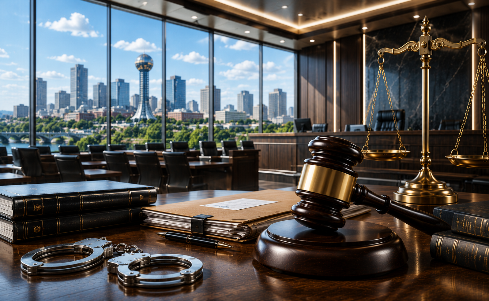 Courtroom for Criminal Defense in Knoxville