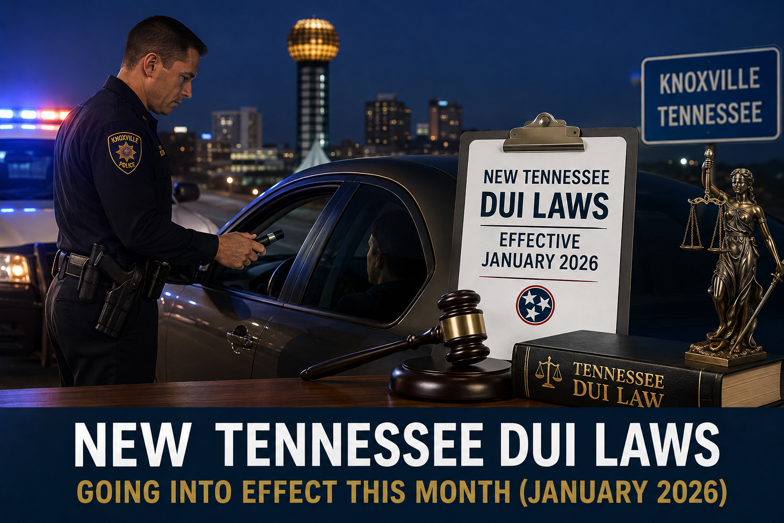 New Tennessee DUI Laws Effective from (January 2026)